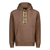 Chestnut american football with leopard pen wraps Premium Hoodie - BundleAndBundleShop