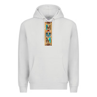 Dove Grey american football with leopard pen wraps Premium Hoodie - BundleAndBundleShop