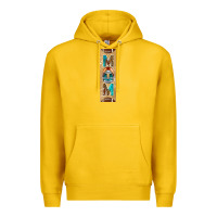 Lemon american football with leopard pen wraps Premium Hoodie - BundleAndBundleShop