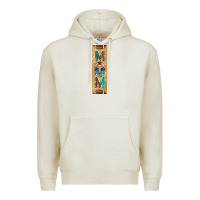 Oatmeal Heather american football with leopard pen wraps Premium Hoodie - BundleAndBundleShop