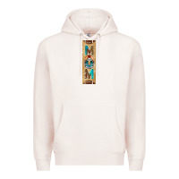 Pale Pink american football with leopard pen wraps Premium Hoodie - BundleAndBundleShop