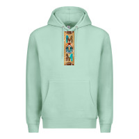 Seafoam american football with leopard pen wraps Premium Hoodie - BundleAndBundleShop