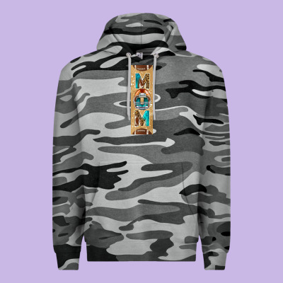 American Football With Leopard Pen Wraps Premium Hoodie Designed By Bundleandbundleshop