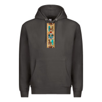 Smoke american football with leopard pen wraps Premium Hoodie - BundleAndBundleShop