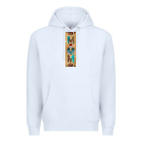 White american football with leopard pen wraps Premium Hoodie - BundleAndBundleShop
