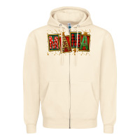 Sandshell mama christmas Zipper Hoodie - FaDigitalArtStudio