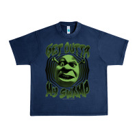 Navy Shrek Get Outta My Swamp Urban Heavy Tee - tuanDangUi