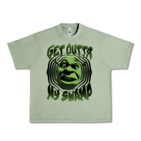 Oil Green Shrek Get Outta My Swamp Urban Heavy Tee - tuanDangUi