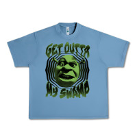 Pebble Blue Shrek Get Outta My Swamp Urban Heavy Tee - tuanDangUi