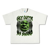 Pistachio Shrek Get Outta My Swamp Urban Heavy Tee - tuanDangUi