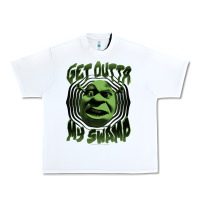 White Shrek Get Outta My Swamp Urban Heavy Tee - tuanDangUi