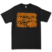 Black leopard glitter background Premium Tee - RanaPortraitStore