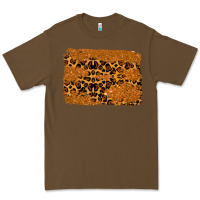 Cacao leopard glitter background Premium Tee - RanaPortraitStore
