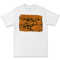 White leopard glitter background Premium Tee - RanaPortraitStore