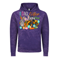 Cloud Purple I dig Easter Day Vintage Hoodie - NancyCooperArtShop