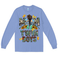Colony Blue mom of twin boys mother's day Long Sleeve Tee - CowGirlArtShop