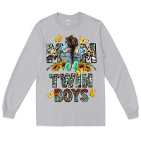 Moon Dust mom of twin boys mother's day Long Sleeve Tee - CowGirlArtShop