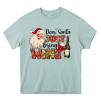 Arona dear santa just bring wine Heavy Core Tee - MaliasSmallBusiness