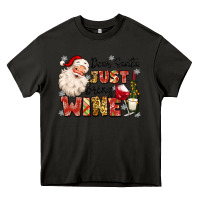 Asphalt dear santa just bring wine Heavy Core Tee - MaliasSmallBusiness