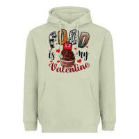 Matcha Food İs My Valentine Heavyweight Hoodie - SublimationCraftShop