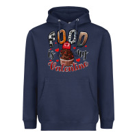 Navy Food İs My Valentine Heavyweight Hoodie - SublimationCraftShop
