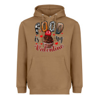 Toasted Coconut Food İs My Valentine Heavyweight Hoodie - SublimationCraftShop