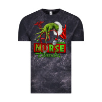 Cloud Black grinch hand nurse educator Vintage Tee - NancyCooperArtShop