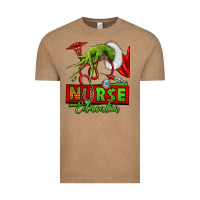 Vintage Coffee grinch hand nurse educator Vintage Tee - NancyCooperArtShop