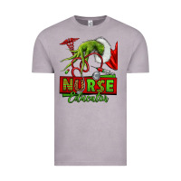 Vintage Zinc grinch hand nurse educator Vintage Tee - NancyCooperArtShop