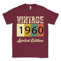 Burgundy Vintage 1960 Limited Edition Classic Tee - Bettercallsaul