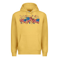 Antique Gold fourth of july american flag Premium Hoodie - RanaPortraitStore
