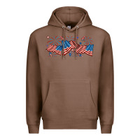 Chestnut fourth of july american flag Premium Hoodie - RanaPortraitStore