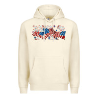 Sandshell fourth of july american flag Premium Hoodie - RanaPortraitStore