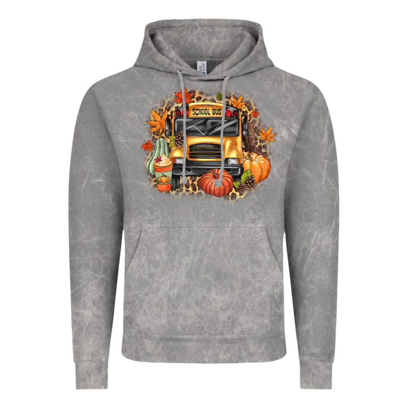 Fall School Bus Vintage Hoodie by texasbilliewilder | Teevron