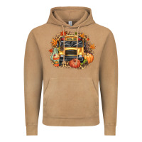 Vintage Camel Fall School Bus Vintage Hoodie - texasbilliewilder