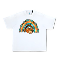 White Rainbow Thankful with Gemstone Urban Heavy Tee - texasbilliewilder