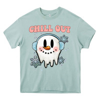 Arona chill out christmas snowman Heavy Core Tee - MaliasSmallBusiness