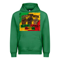 Emerald juneteenth black lives matter tumbler Urban Hoodie - BarkalooDesign