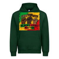 Forest Green juneteenth black lives matter tumbler Urban Hoodie - BarkalooDesign