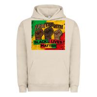 Pigment French Oak juneteenth black lives matter tumbler Urban Hoodie - BarkalooDesign