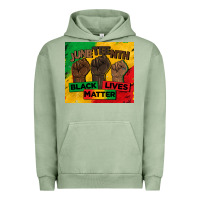 Pigment Oil Green juneteenth black lives matter tumbler Urban Hoodie - BarkalooDesign