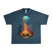 Midnight Navy Limited Edition Dark Souls Urban Heavy Tee - tuanDangUi