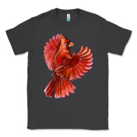 Smoke Flying Northern Cardinal Bird Classic Tee - LillyAllenDesigns