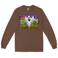 Chestnut spooky spooky spooky Long Sleeve Tee - CowGirlArtShop