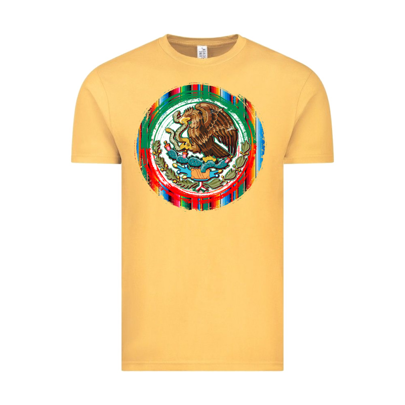 Mexico Coat Of Arms Vintage Tee by texasbilliewilder | Teevron