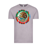 Vintage Zinc Mexico Coat of Arms Vintage Tee - texasbilliewilder