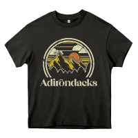 Asphalt Adirondacks Mountains New York Vintage Hiking Camp Heavy Core Tee - tuanDangUi