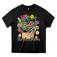 Black the plant lover Heavy Core Tee - MaliasSmallBusiness