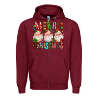 Merry Christmas Santa Zipper Hoodie | Teevron