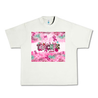 Pistachio Breast Cancer Teacher Urban Heavy Tee - NancyCooperArtShop